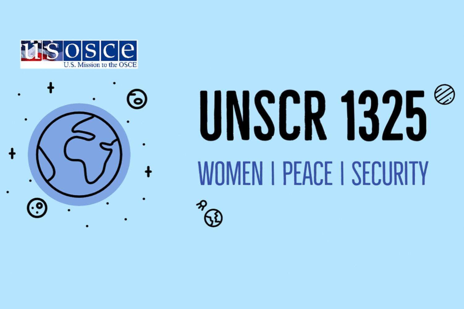 UNSCR 1325 Women Peace Security Logo